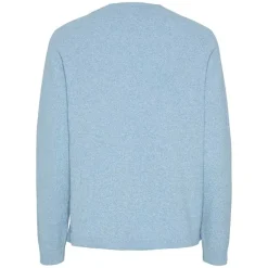 Pieces PCBree LS O-Neck Knit Noos Cashmere Blue Melange
