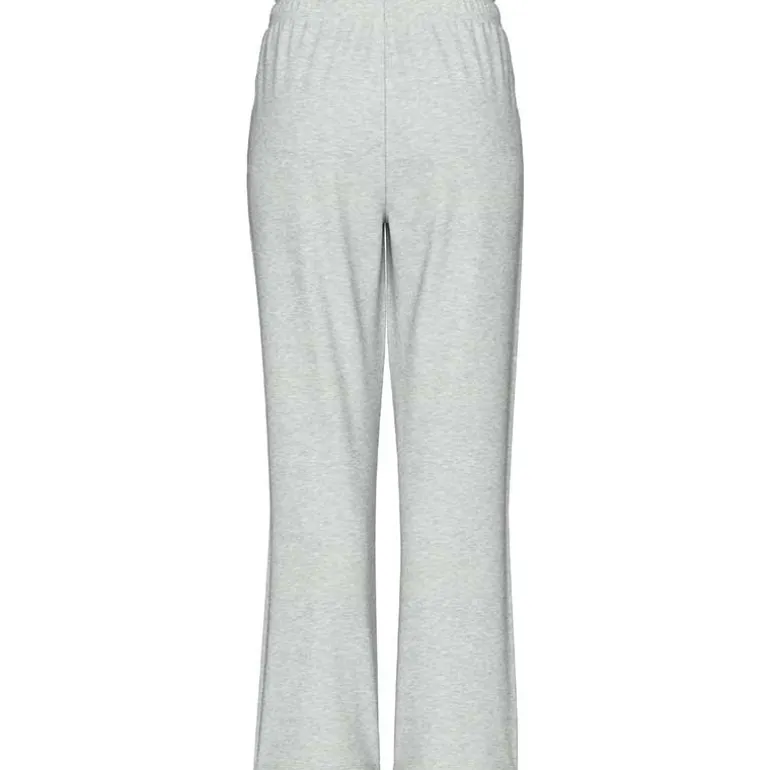 Pieces PCChilli HW Wide Sweat Pants Noos Light Grey Melange