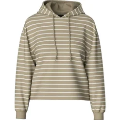 Pieces PcChilli LS Hoodie Stripes Noos BC Crockery Stripes Cloud Dancer