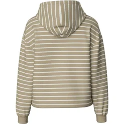 Pieces PcChilli LS Hoodie Stripes Noos BC Crockery Stripes Cloud Dancer