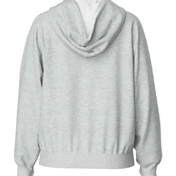 Pieces PCChilli LS Zip Hoodie Noos Light Grey Melange