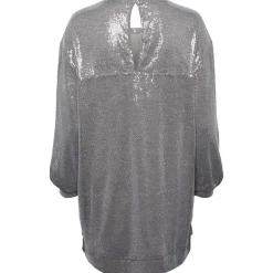 PIECES PCFAWN LS DRESS GRÅ