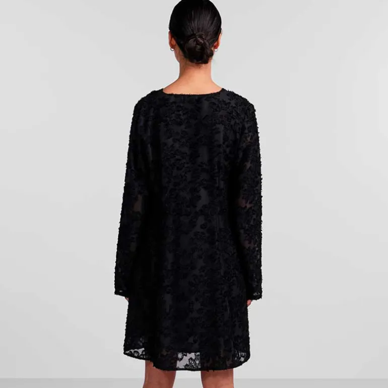 Pieces PCFina LS Short Dress Sort