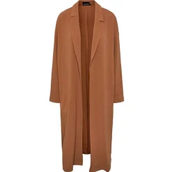 Pieces PcJana LS Long Cardigan BC Brun