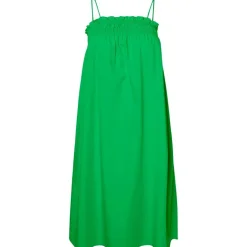 PIECES PCJULIANA STRAP DRESS D2D GRØN