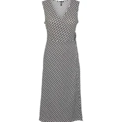 PIECES PCKESH SL WRAP MIDI DRESS BC SORT