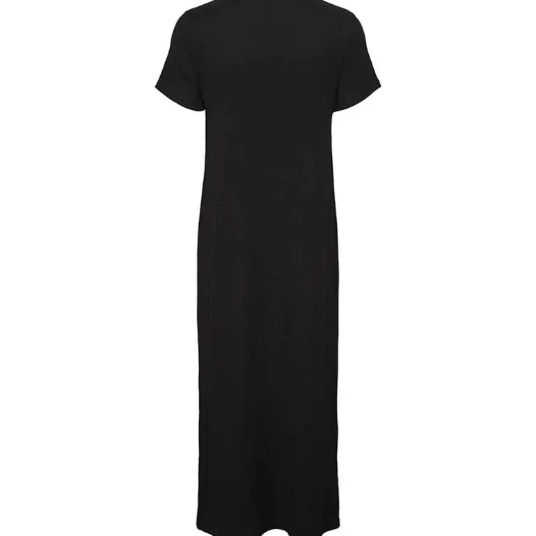 Pieces PCMeggi SS Loose Midi Dress Sort