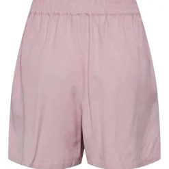 Pieces PCMilano HW Shorts Lyserød
