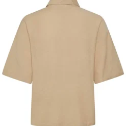Pieces PCMilano SS Shirt D2D PB Sand