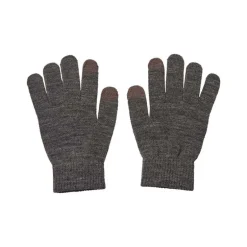 PIECES PCNEW BUDDY SMART GLOVE NOOS BC MØRKEGRÅ