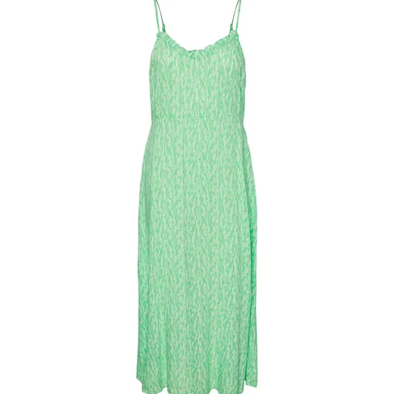 PIECES PCNYA SLIP ANKLE DRESS BF BC GRØN