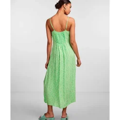 PIECES PCNYA SLIP ANKLE DRESS BF BC GRØN