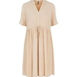 PIECES PCOTENA SS DRESS NOOS BC SAND
