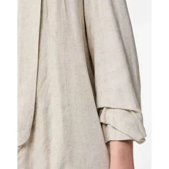 Pieces PCPia Bosella Blazer WVN Noos Birch Melange