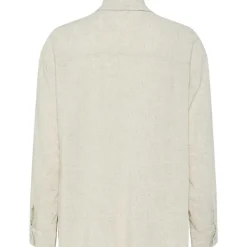Pieces PCPia LS Loose Shirt Noos Birch Melange