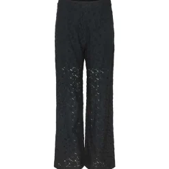 Pieces PCRanessa HW Straight Lace Pants JRS Black