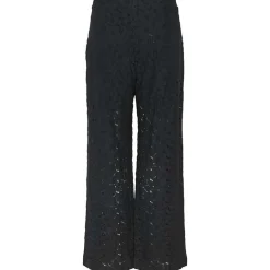 Pieces PCRanessa HW Straight Lace Pants JRS Black