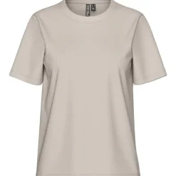 Pieces PCRia SS Solid Tee Noos Silver Gray