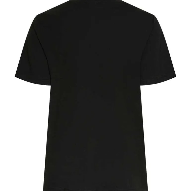 Pieces PCRine SS Printed T-Shirt Black
