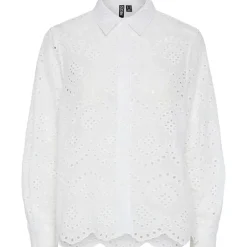 Pieces PCVilde LS Shirt Noos Bright White