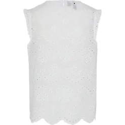 Pieces PCVilde SL Top Wvn Noos Bright White