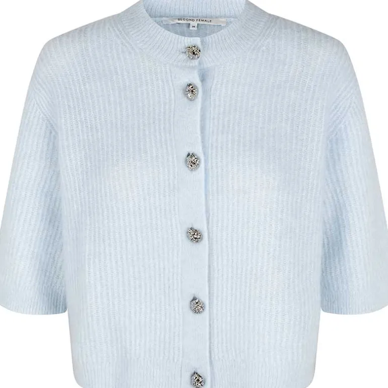 Second Female Andria Knit Cardigan Skywriting