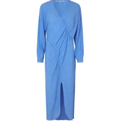 SECOND FEMALE BELISA DRESS BLÅ
