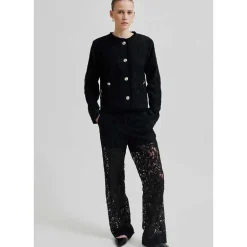 Second Female Border Trousers Black