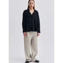 Second Female Cibelle Tunic Blouse Sort