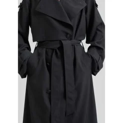 Second Female Zoe Trenchcoat Dark Grey Melange