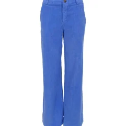 Black Colour BCCora Corduroy Box Pant Blue