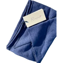 Rosas R-22 Cashmere Small Scarf Denim